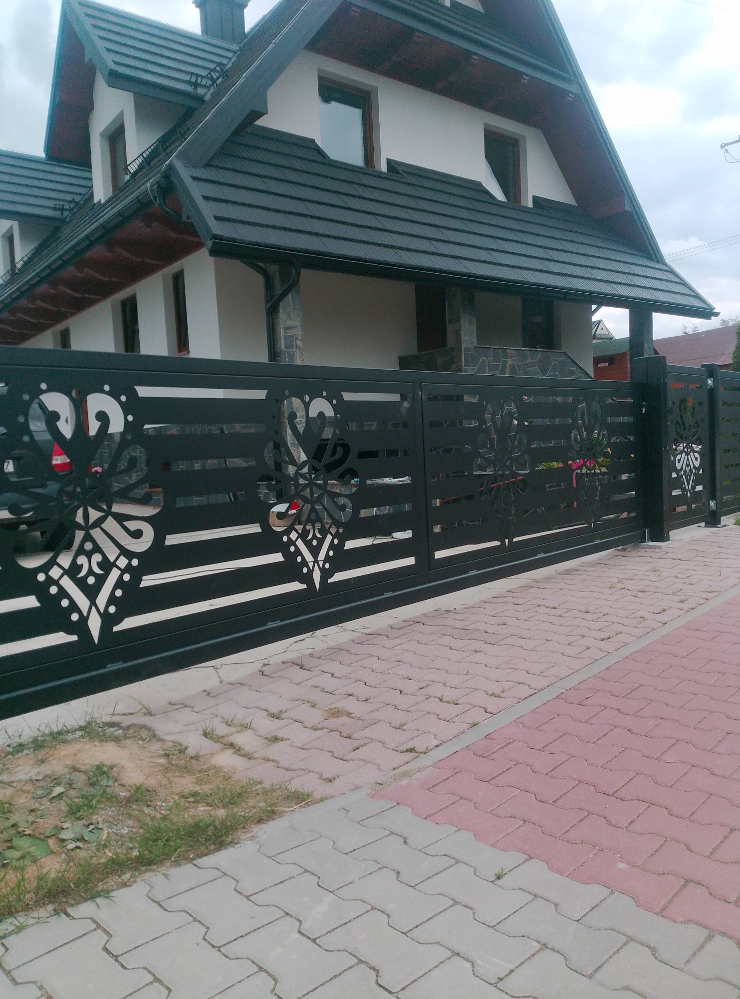Brama, furtka i ogrodzenie wycinane laserowo
