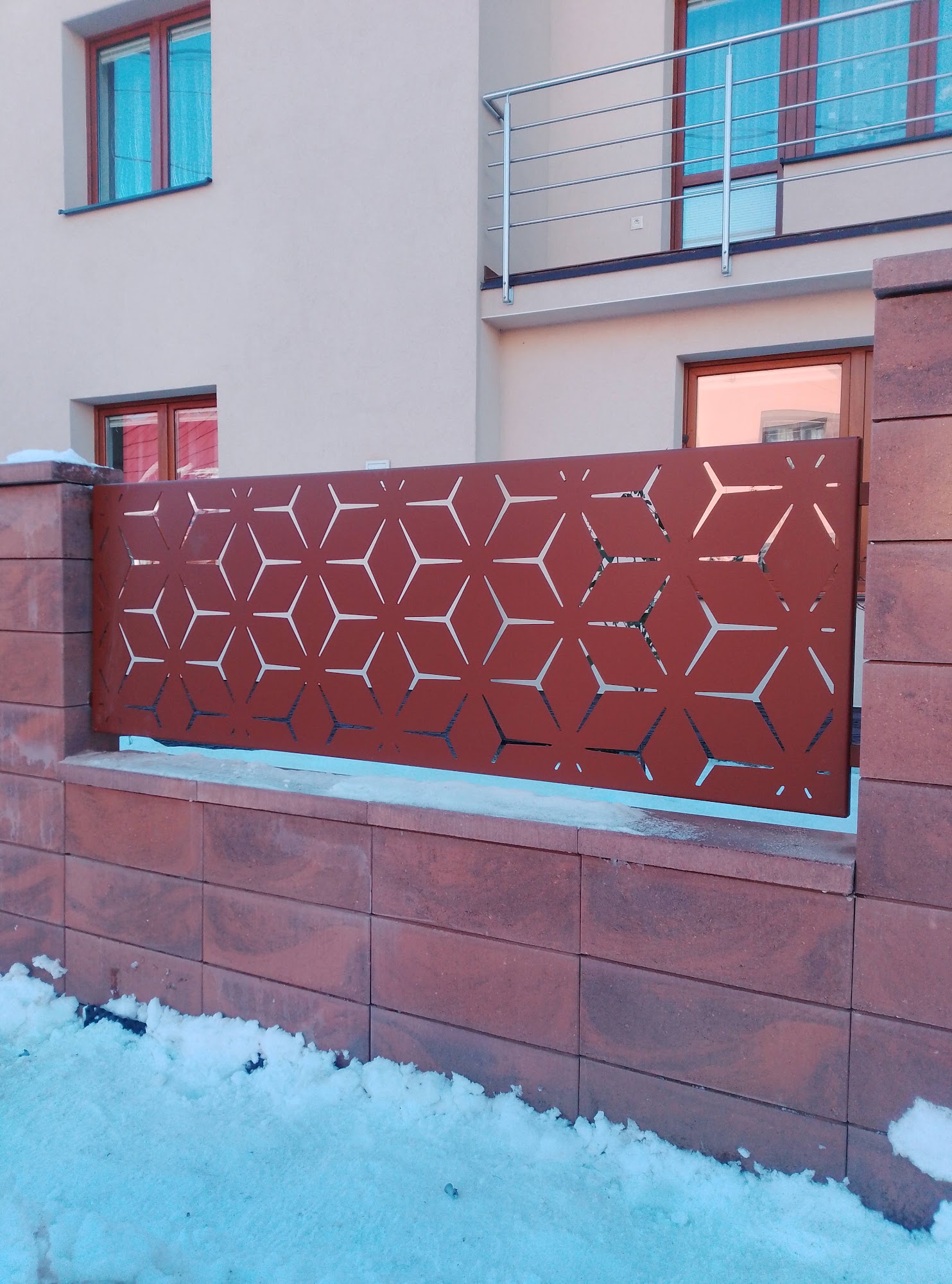 Ogrodzenie – panel wycinany laserowo